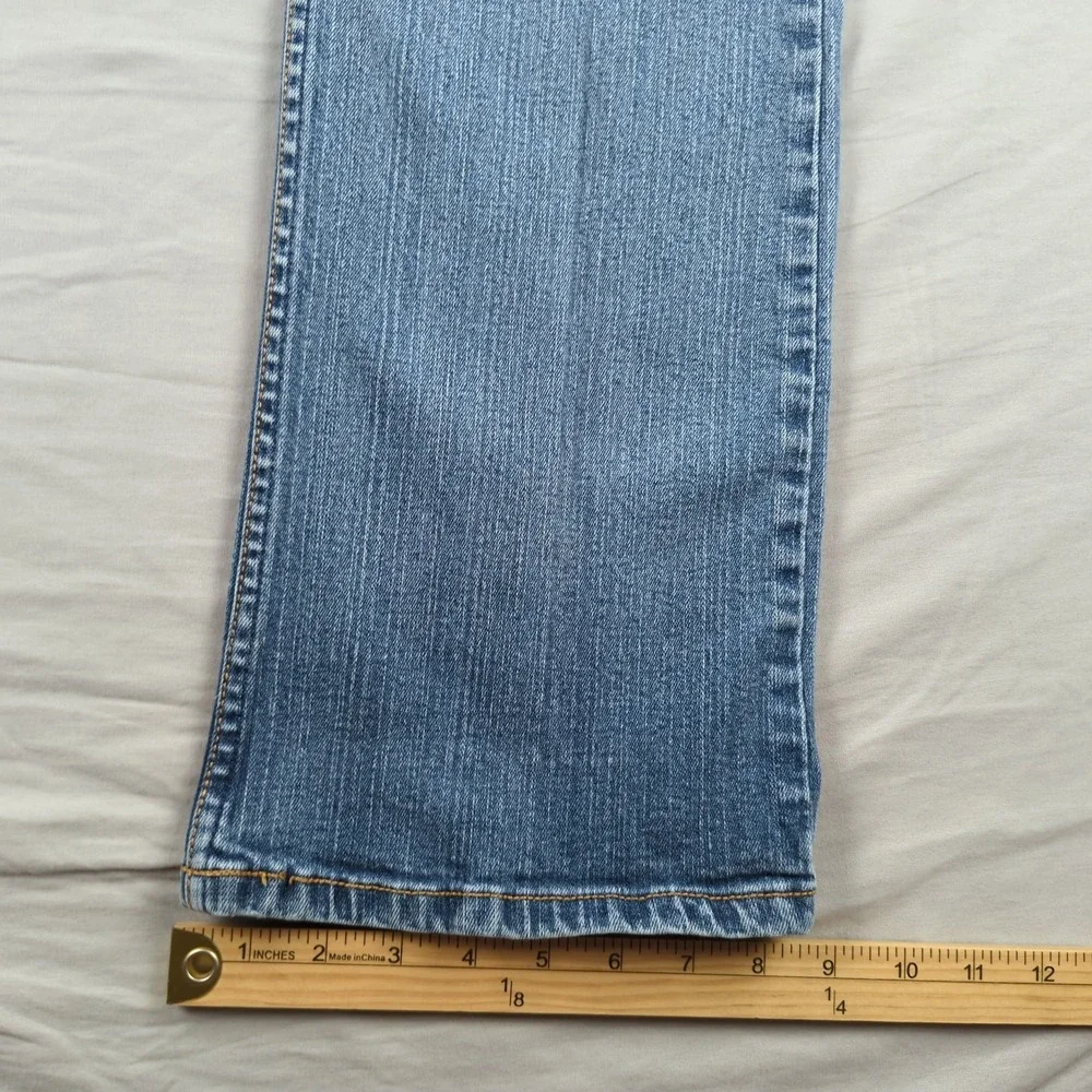Vintage Lawman Jeans Womens 5 6 Blue Boot Cut Embelished Pockets Western Rodeo‎